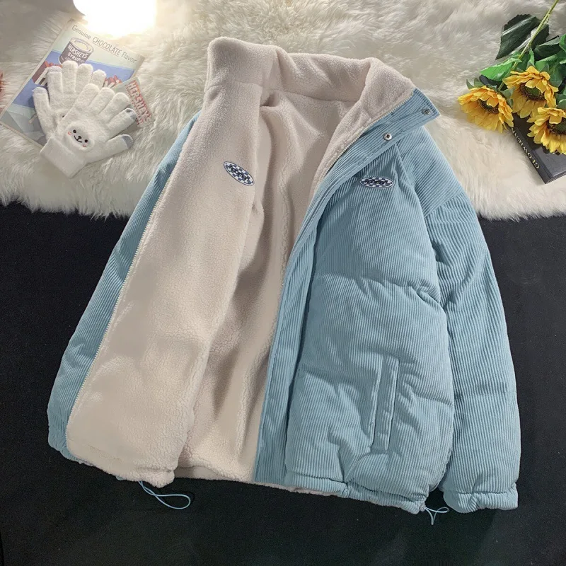 Women's Winter Padding Lamb Wool Corduroy Double-sided Bed Thickened Casual Cotton Padded Jacket New Outwears
Women's Winter Padding Lamb Wool Corduroy Double-sided Bed Thickened Casual Cotton Padded Jacket New Outwears
