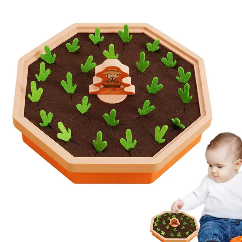 Montessori Carrot Harvest Game For Kid Educational Toys Shape Sorting Matching Puzzle Memory Game Radishes Party toys
Montessori Carrot Harvest Game For Kid Educational Toys Shape Sorting Matching Puzzle Memory Game Radishes Party toys
