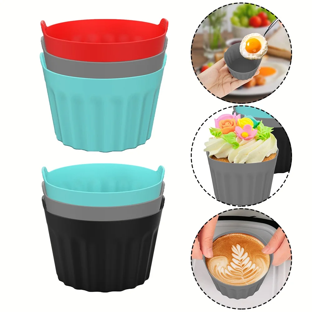 3/6/9pcs Air Fryer Egg Muold Air Fryer Egg Poacher Silicone Cupcake Nonstick Baking Mold Cups Ramekins Kitchen Supplies
3/6/9pcs Air Fryer Egg Muold Air Fryer Egg Poacher Silicone Cupcake Nonstick Baking Mold Cups Ramekins Kitchen Supplies 
