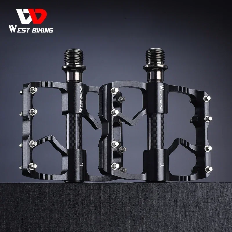 WEST BIKING Bicycle Pedals Road Bike Flat Pedals Lightweight Carbon Fiber Sleeve MTB 3 Bearings Aluminum Pedal BMX Cycling Pedal
WEST BIKING Bicycle Pedals Road Bike Flat Pedals Lightweight Carbon Fiber Sleeve MTB 3 Bearings Aluminum Pedal BMX Cycling Pedal