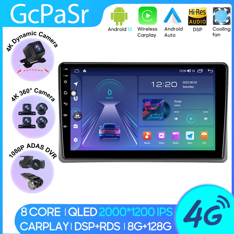 Car MP4 Radio Carplay Android Auto For Toyota Land Cruiser 10 J100 100 1998 - 2007 Navigation GPS Video DSP 4G Wifi No 2din DVD
Car MP4 Radio Carplay Android Auto For Toyota Land Cruiser 10 J100 100 1998 - 2007 Navigation GPS Video DSP 4G Wifi No 2din DVD
