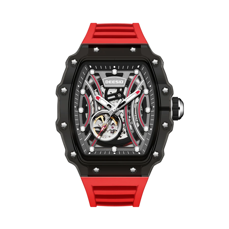 

Deesio Luxury Automatic Mechanical Movement Wristwatches Luminous Waterproof Fashion Sports Men's Watch Friend's Birthday Gifts