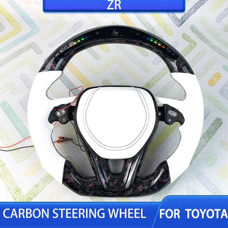 Рулевое колесо из углеродного волокна для Toyota Corolla Camry Wildlander RAV4 Avalon 2018 2019 2020, автомобильные запчасти
Рулевое колесо из углеродного волокна для Toyota Corolla Camry Wildlander RAV4 Avalon 2018 2019 2020, автомобильные запчасти