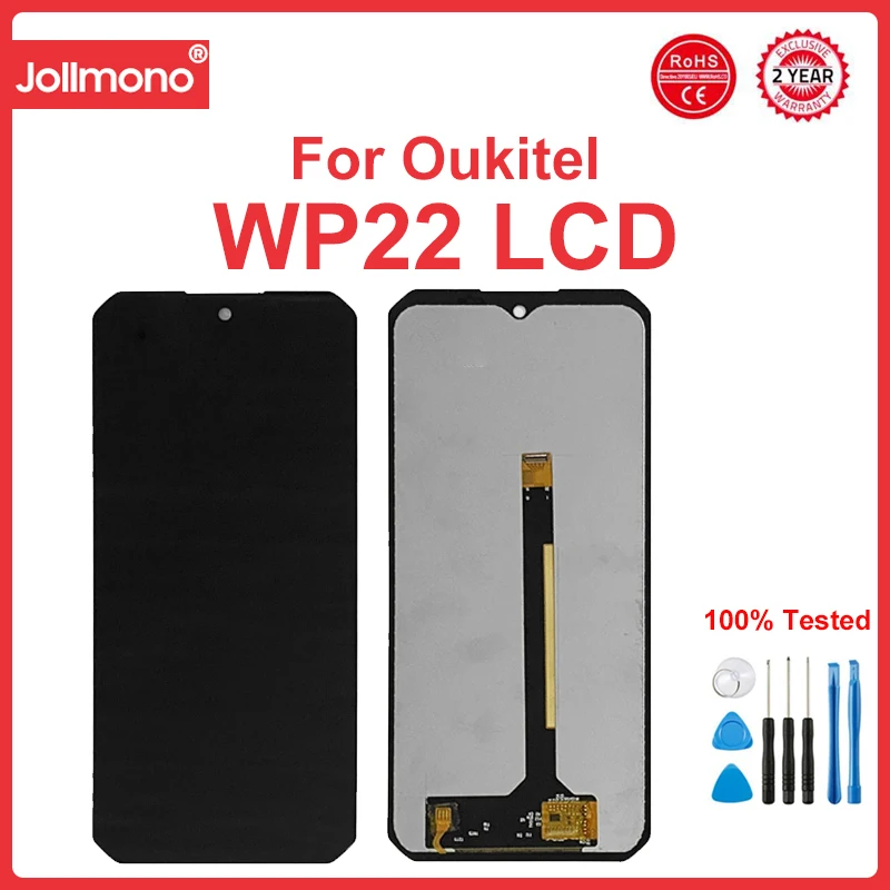 

New For 6.58 Inches OUKITEL WP22 LCD Display Touch Screen Digitizer Assembly For OUKITEL WP22 Display LCD Spare Parts