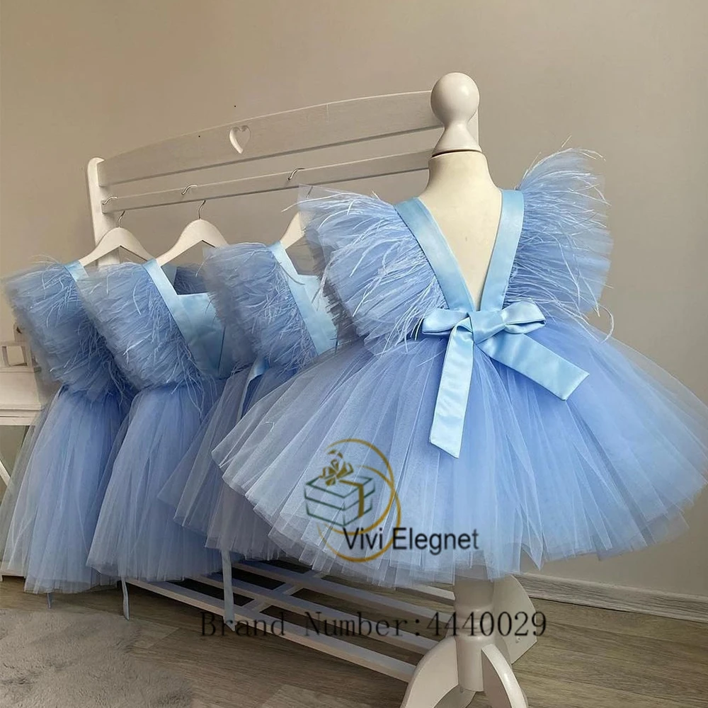 Simple Flower Girl Dresses for Girls 2023 Scoop Sleeveless Wedding Party Gowns Soft Tulle Summer Knee Length فساتين اطفال للعيد
Simple Flower Girl Dresses for Girls 2023 Scoop Sleeveless Wedding Party Gowns Soft Tulle Summer Knee Length فساتين اطفال للعيد