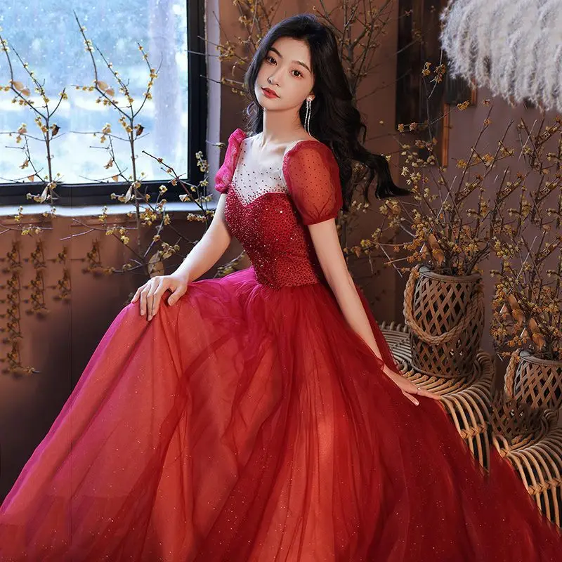 Harajpee Toast Dress Bride 2024 New Wedding Engagement Evening Dress Elegant Temperament Women Beautiful Romantic Chic Vestido
Harajpee Toast Dress Bride 2024 New Wedding Engagement Evening Dress Elegant Temperament Women Beautiful Romantic Chic Vestido