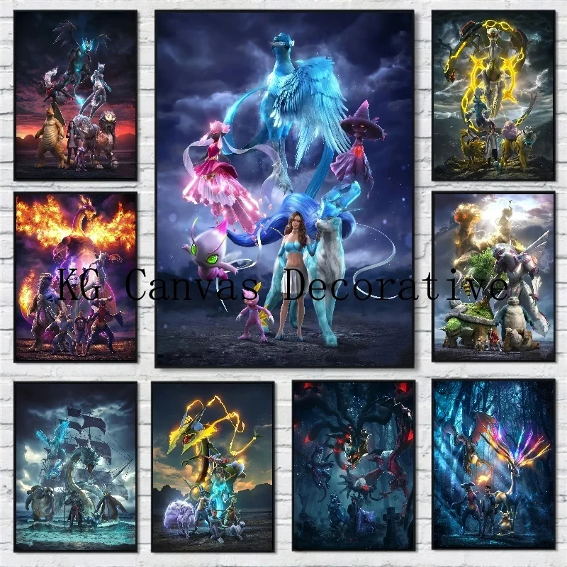 Pokemon Japanese Anime Figures Charizard Mewtwo Vintage Canvas Painting Room Painting Poster Bedroom Decoration Wall Stickers
Pokemon Japanese Anime Figures Charizard Mewtwo Vintage Canvas Painting Room Painting Poster Bedroom Decoration Wall Stickers