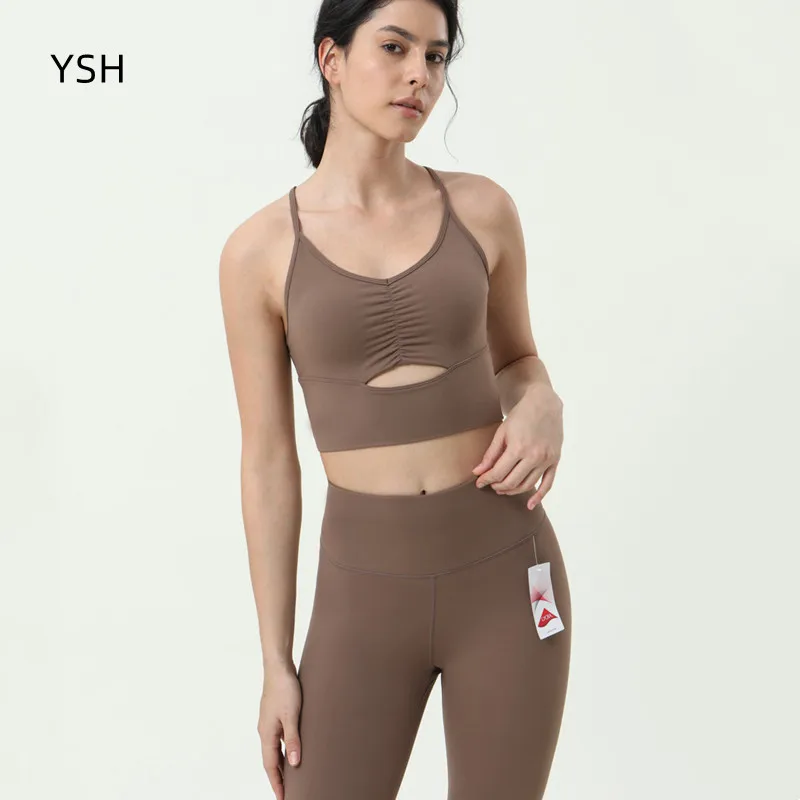 Women 2 Pc Sports Set Workout Clothes Folds Hollow Sports Bra Set Sportswear For Women Gym Fitness Clothing Running Yoga Sets
Women 2 Pc Sports Set Workout Clothes Folds Hollow Sports Bra Set Sportswear For Women Gym Fitness Clothing Running Yoga Sets