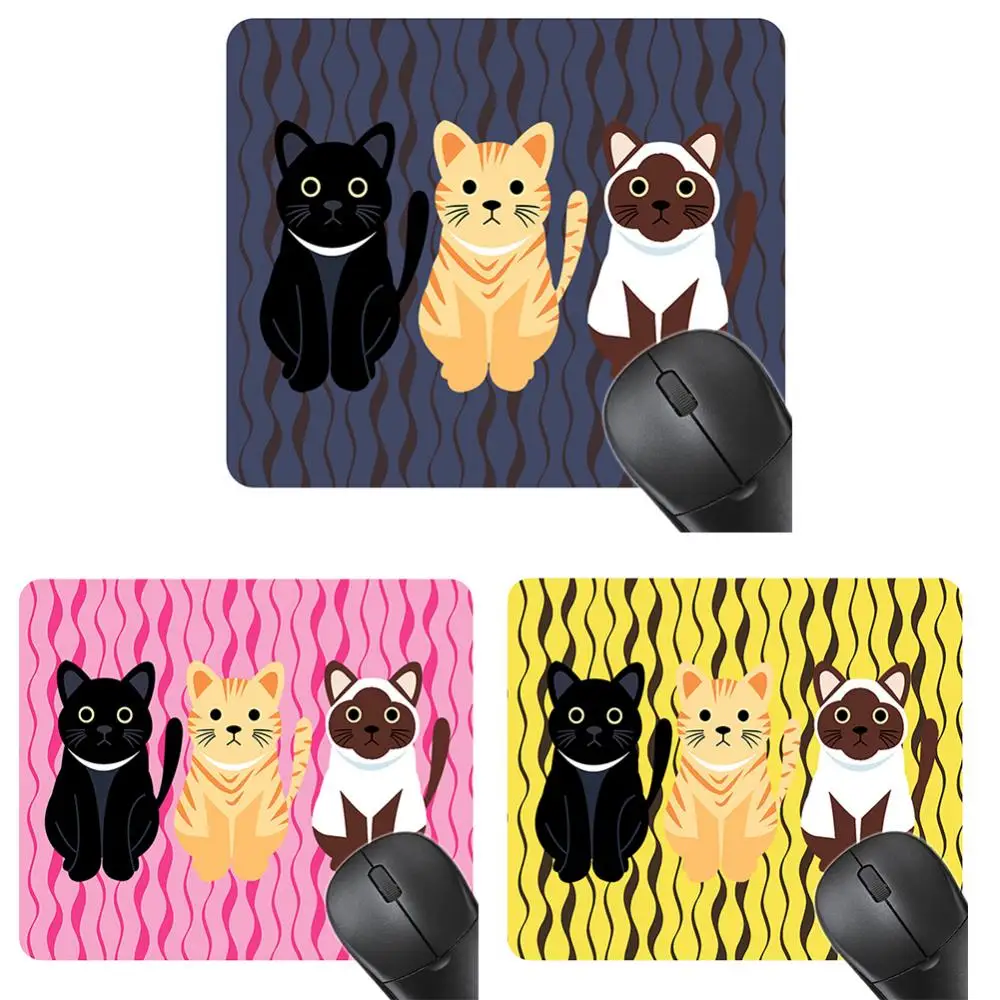 Multicolor Cute Cartoon Cats Rubber Non-Slip Laptop Computer Gaming Mouse Pad Computer Accessories
Multicolor Cute Cartoon Cats Rubber Non-Slip Laptop Computer Gaming Mouse Pad Computer Accessories