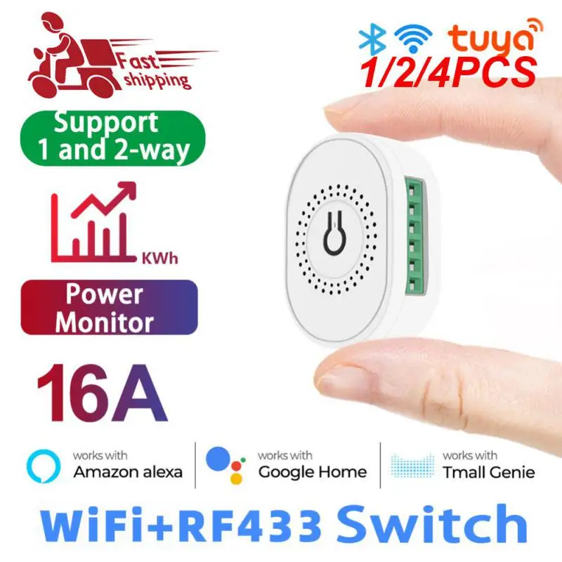 1/2/4 шт., мини-переключатель с поддержкой Wi-Fi и RF 433
1/2/4 шт., мини-переключатель с поддержкой Wi-Fi и RF 433