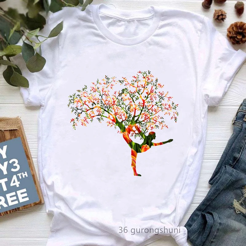 Newly Yoga Tree Print Tshirt Women Summer Fashion Short Sleeve T Shirt Women Buddha Chakra Meditation T-Shirt Female Wholesale
Newly Yoga Tree Print Tshirt Women Summer Fashion Short Sleeve T Shirt Women Buddha Chakra Meditation T-Shirt Female Wholesale