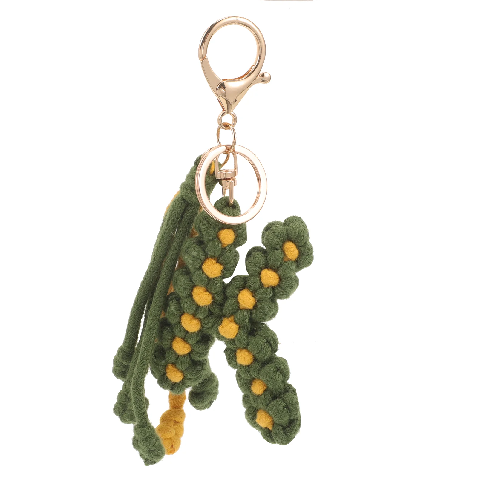 Woven Daisy Alphabet Keychain Pendant Keyring Cute Keychain Woven Letter Keychain for Women
Woven Daisy Alphabet Keychain Pendant Keyring Cute Keychain Woven Letter Keychain for Women