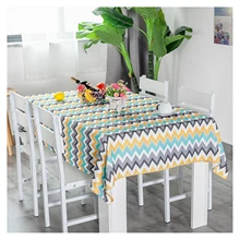 Cotton Linen Tablecloths, Waterproof Table Covers Horizontal Wave Pattern Yellow Grey Dining Table Coffee Table Deco
Cotton Linen Tablecloths, Waterproof Table Covers Horizontal Wave Pattern Yellow Grey Dining Table Coffee Table Deco