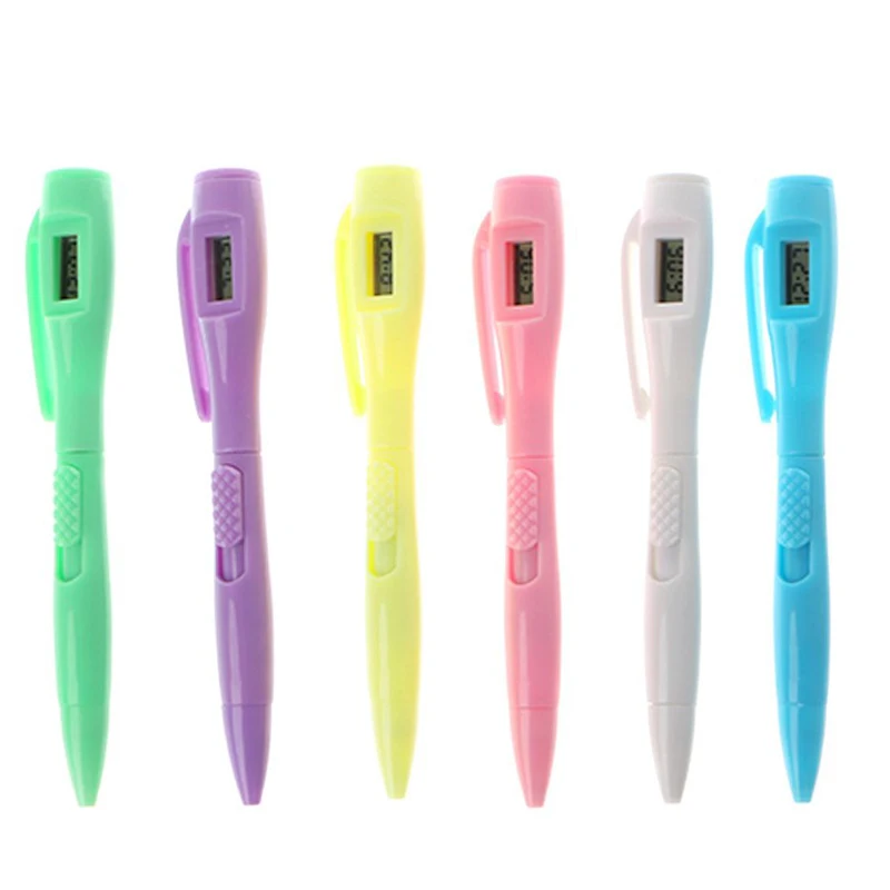 60Pcs Ballpoint Pen with Digital Clock Electronic Clock Pen Exam Pens Watch Pens
60Pcs Ballpoint Pen with Digital Clock Electronic Clock Pen Exam Pens Watch Pens