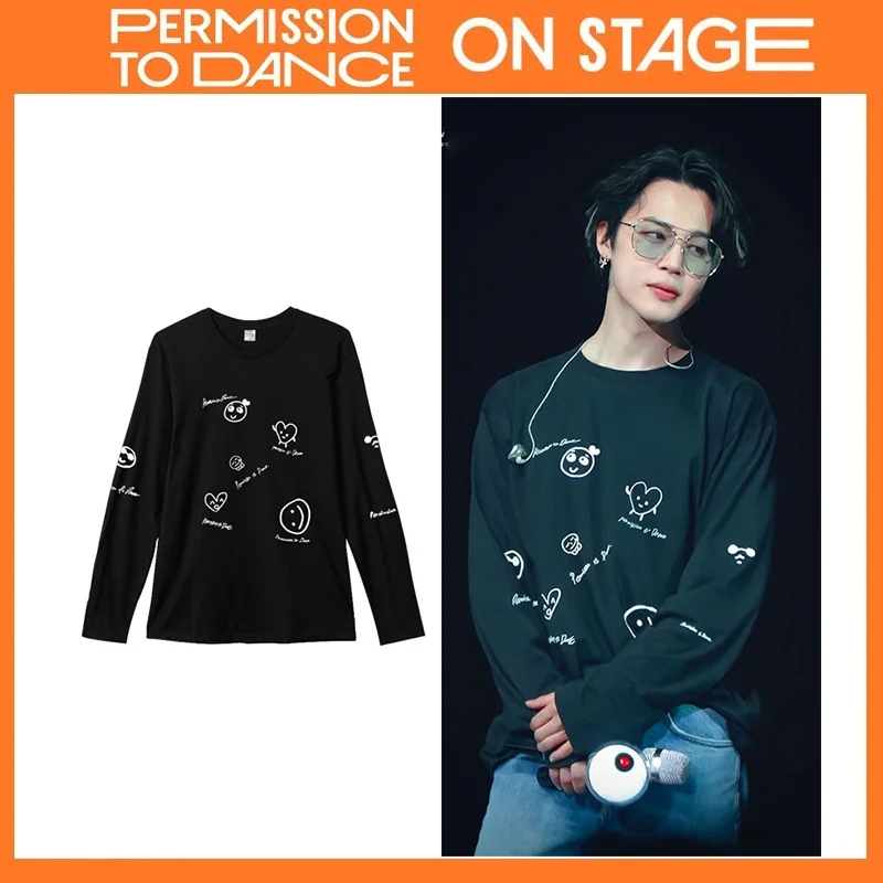 New KPOP JIMIN Concert PERMISSION TO DANCE Hoodie Printing Official Same Paragraph Long-sleeved Short Sleeve T-shirt
New KPOP JIMIN Concert PERMISSION TO DANCE Hoodie Printing Official Same Paragraph Long-sleeved Short Sleeve T-shirt