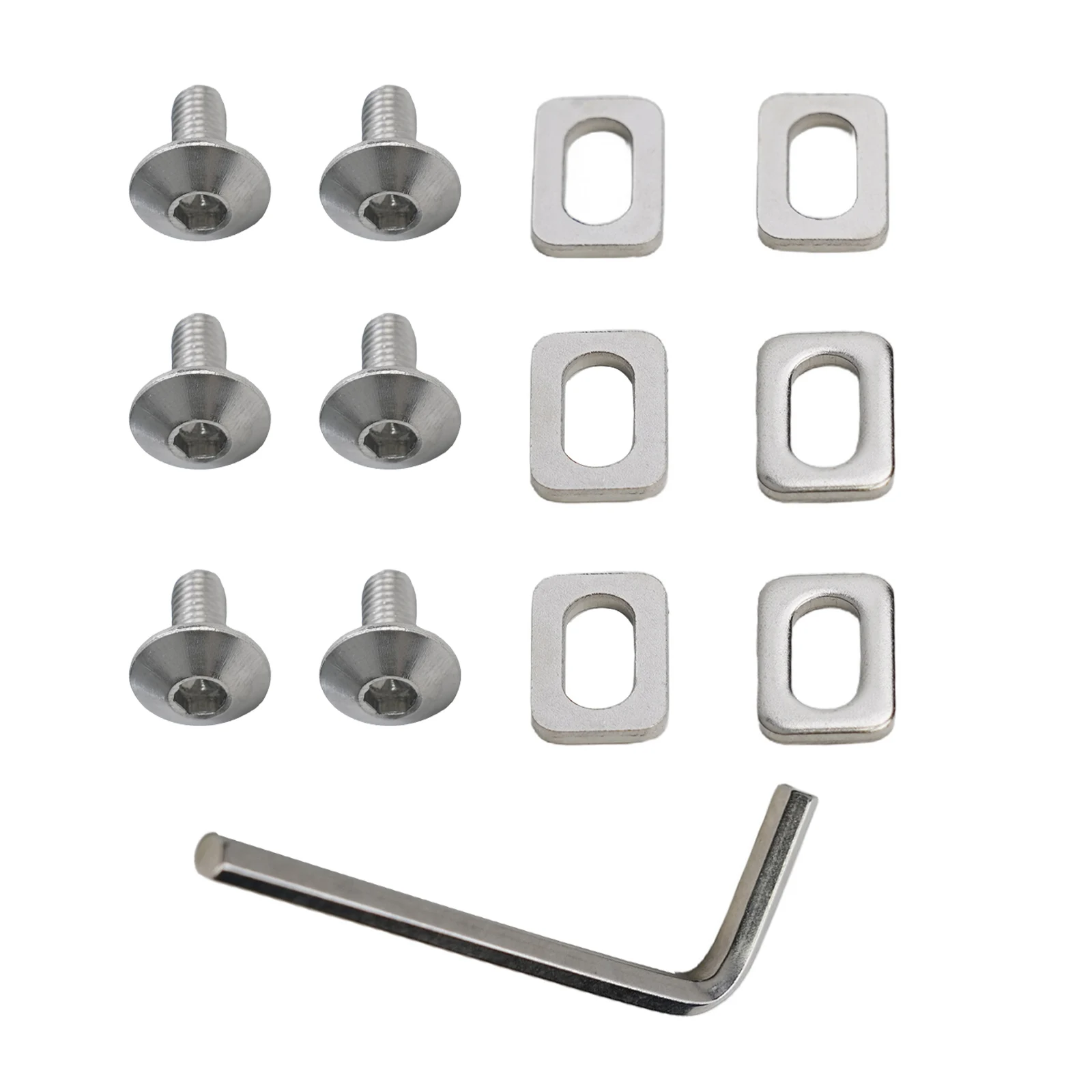 Heavy Duty Road Bike Pedal Cleats, 6 Washers And Screws , Tough Steel Construction, Compatible With KEO SPD Pedals
Heavy Duty Road Bike Pedal Cleats, 6 Washers And Screws , Tough Steel Construction, Compatible With KEO SPD Pedals