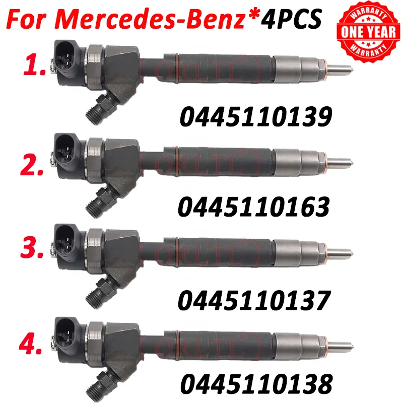 4pcs Injector Nozzle 0445110163 0445110137 0445110138 0445110139 For Mercedes Benz Engine Injection A6460700187 6460700187
4pcs Injector Nozzle 0445110163 0445110137 0445110138 0445110139 For Mercedes Benz Engine Injection A6460700187 6460700187