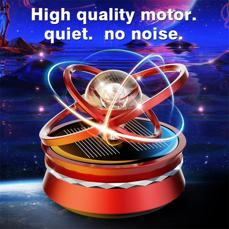 Solar Car Aromatherapy 360 Degree Rotation Car Air Freshener Fragrance Flavor Auto Car Interior Perfume Decoration
Solar Car Aromatherapy 360 Degree Rotation Car Air Freshener Fragrance Flavor Auto Car Interior Perfume Decoration