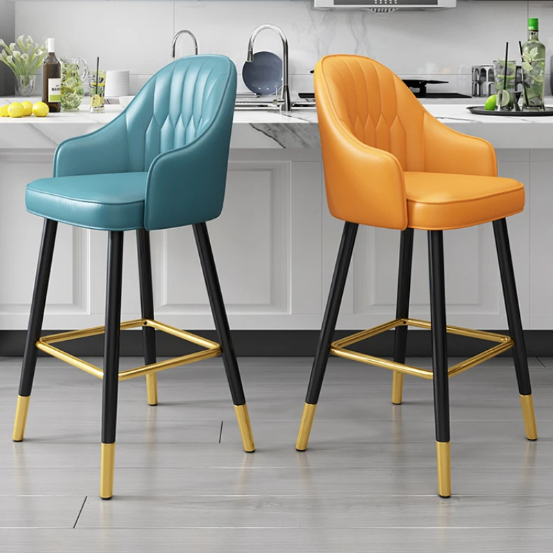 Modern Light Luxury Bar Chair Fashionable Skin Friendly Household Armchair Iron Frame Bar Stools for Kitchen Counter Stool
Modern Light Luxury Bar Chair Fashionable Skin Friendly Household Armchair Iron Frame Bar Stools for Kitchen Counter Stool