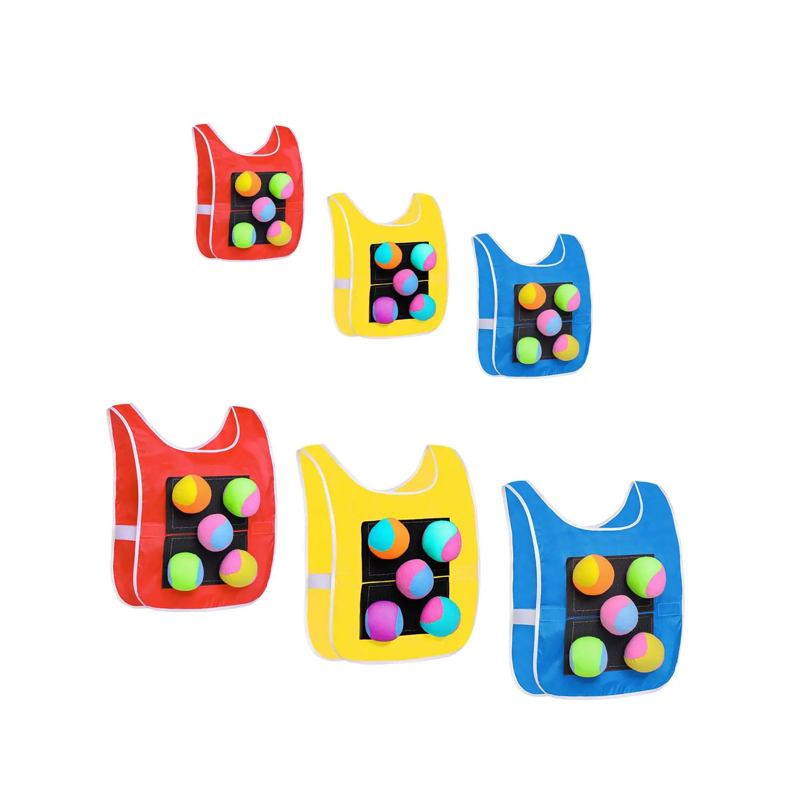 Dodgeball Game Set with Sticky Vest Party Game Interactive Toss Soft Toy Balls for Outdoor Activity Indoor Backyard Yard Outside
Dodgeball Game Set with Sticky Vest Party Game Interactive Toss Soft Toy Balls for Outdoor Activity Indoor Backyard Yard Outside