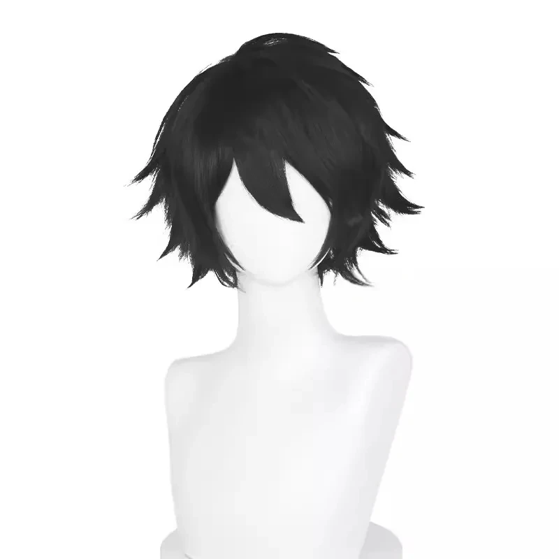Anime Death Note L·Lawliet Cosplay Wig 30cm Black Fluffy Short Hair Heat Resistant Synthetic Halloween Party Accessories Props 
Anime Death Note L·Lawliet Cosplay Wig 30cm Black Fluffy Short Hair Heat Resistant Synthetic Halloween Party Accessories Props
