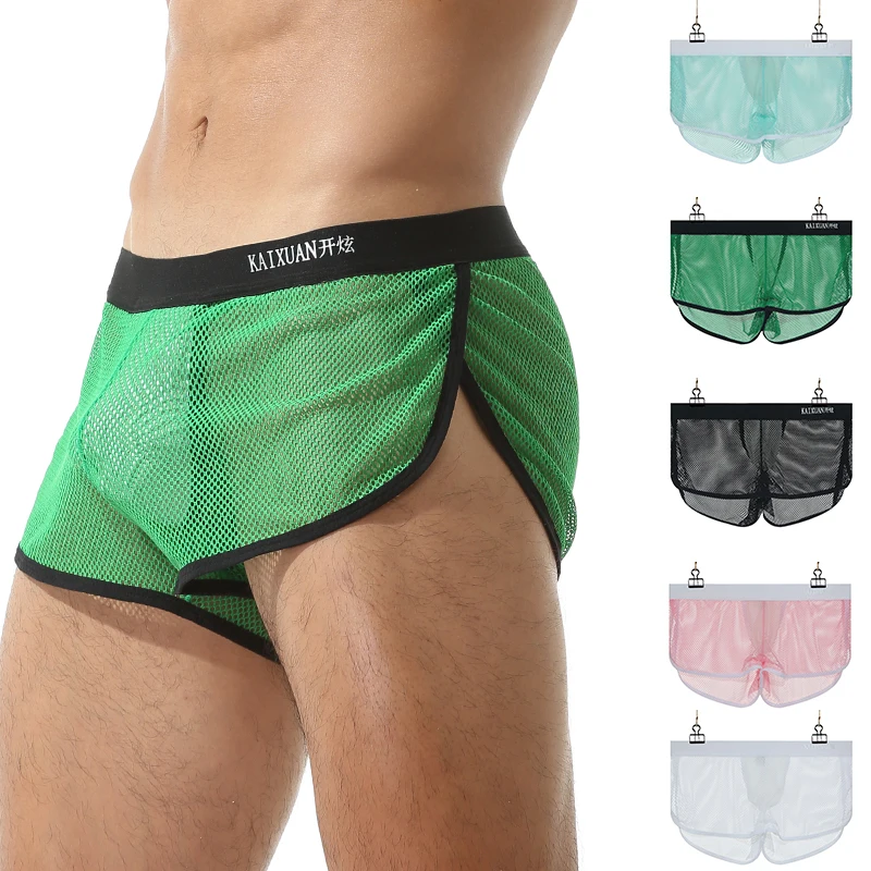 Sexy Underwear Men Boxershorts Sexy Underpants Breathable Mesh Transparent See Through Underwear Cueca Masculina
Sexy Underwear Men Boxershorts Sexy Underpants Breathable Mesh Transparent See Through Underwear Cueca Masculina