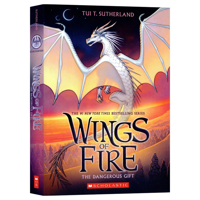 

Wings of Fire 14 The Dangerous Gift, Teen English in books story, Magic Fantasy Adventure novels 9781338214550