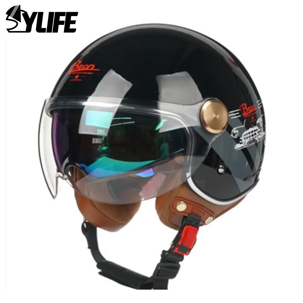Breathable Motorcycle Helmet Retro Classic Casco Moto Helmet Double Lens Motocross Motorbike Capacete De Moto DOT Certification
Breathable Motorcycle Helmet Retro Classic Casco Moto Helmet Double Lens Motocross Motorbike Capacete De Moto DOT Certification