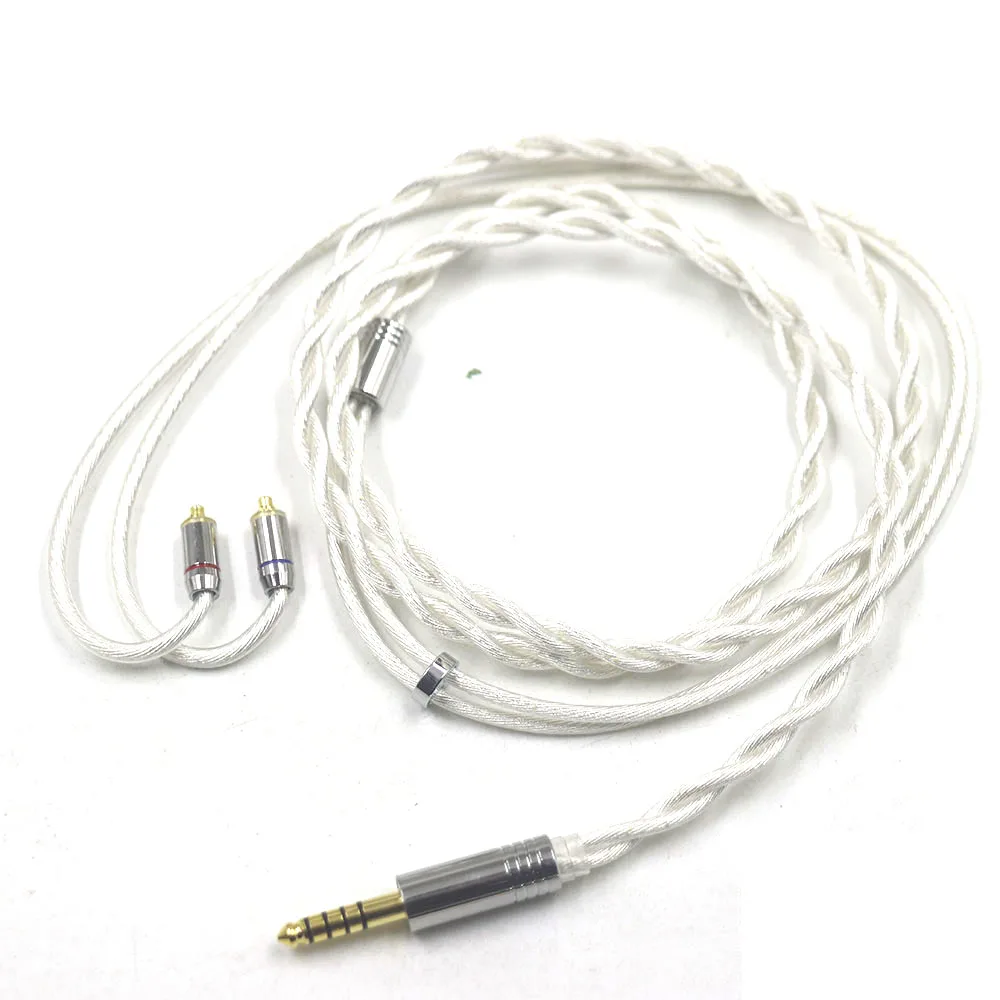 

New 1.2m Tianshanxue Series Earphone Upgrade Cable Gold Silver Palladium Copper Advanced Element Hybrid Cable