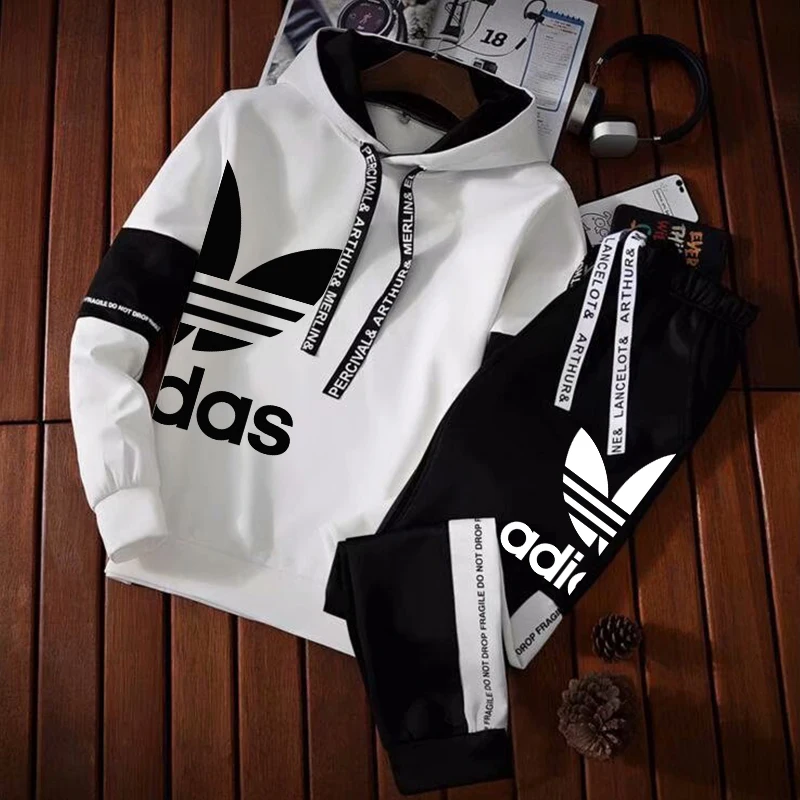 Костюм спортивный мужской из 2 предметов, толстовка с капюшоном и брюки, брендовая одежда с принтом, Осень-зима
Костюм спортивный мужской из 2 предметов, толстовка с капюшоном и брюки, брендовая одежда с принтом, Осень-зима