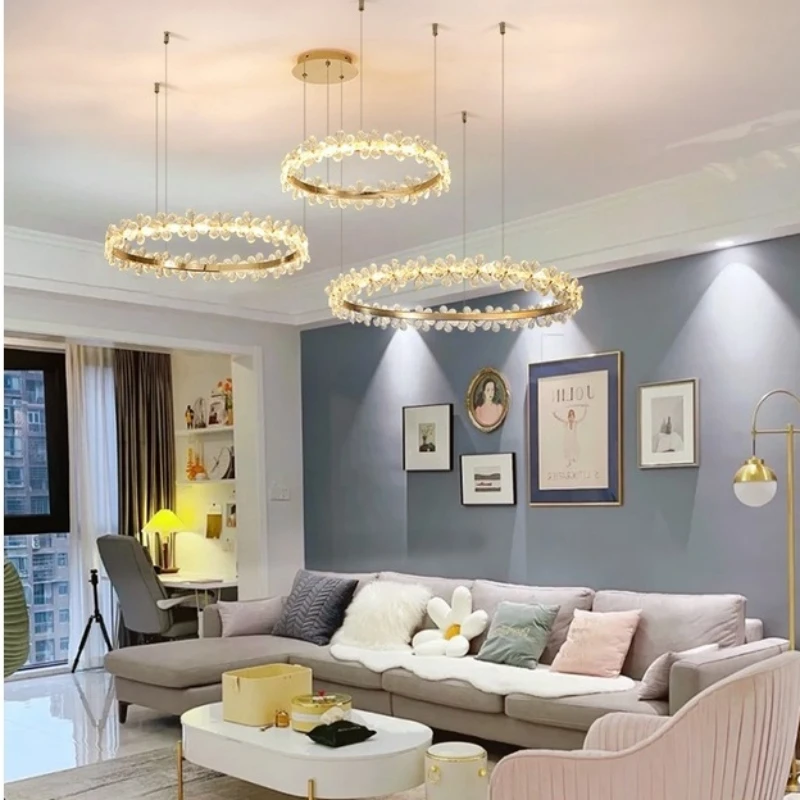 PLH European Pendant Flower Crystal Hanging Light for Bedroom/Living Room Tri Tone
PLH European Pendant Flower Crystal Hanging Light for Bedroom/Living Room Tri Tone