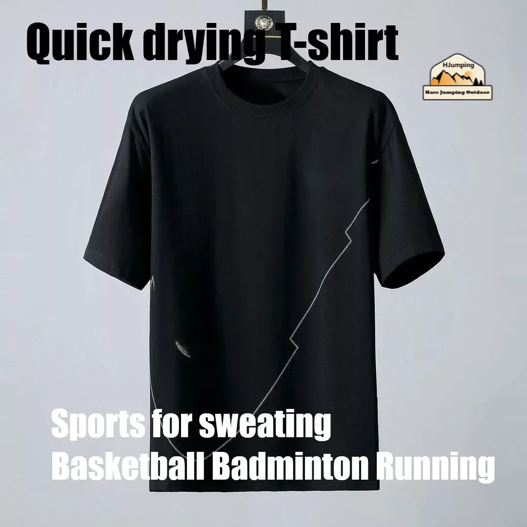 Short Sleeved t shirt Hjumping Sport Clothing Quick-drying Breathable Elastically Sportswear 32 Count Pure Cotton Top
Short Sleeved t shirt Hjumping Sport Clothing Quick-drying Breathable Elastically Sportswear 32 Count Pure Cotton Top