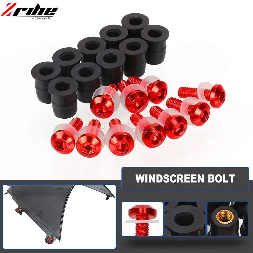 For HONDA VTR1000F Firestorm VTR 1000 FV/FW/FX VTR1000 M5 Windshield Bolt Windscreen Mounting Screw Washer Nut Universal
For HONDA VTR1000F Firestorm VTR 1000 FV/FW/FX VTR1000 M5 Windshield Bolt Windscreen Mounting Screw Washer Nut Universal