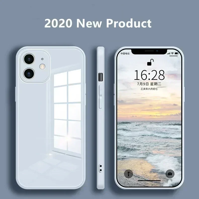 Квадратный закаленный чехол-бампер для телефона iPhone 12 Mini 11 Pro Max SE 2 X XR XS Max 8 7 6 6s Plus противоударный чехол из жидкого силикона
Квадратный закаленный чехол-бампер для телефона iPhone 12 Mini 11 Pro Max SE 2 X XR XS Max 8 7 6 6s Plus противоударный чехол из жидкого силикона