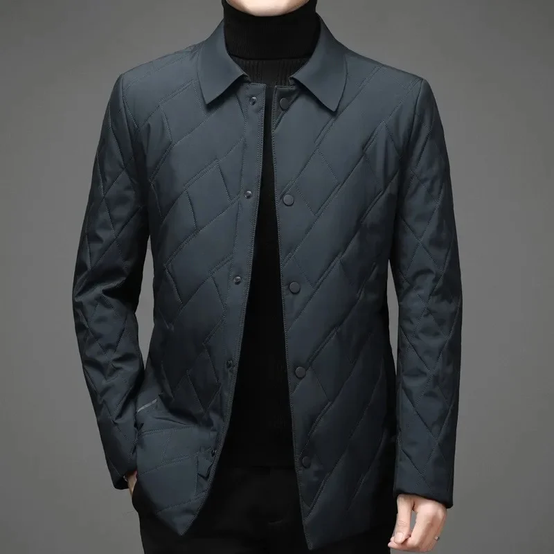Men's Cotton Coat Middle-aged Lapel Thin Top Business Casual Jacket Fashion Men الدفع عند الاستلام جاكت شتوي
Men's Cotton Coat Middle-aged Lapel Thin Top Business Casual Jacket Fashion Men الدفع عند الاستلام جاكت شتوي