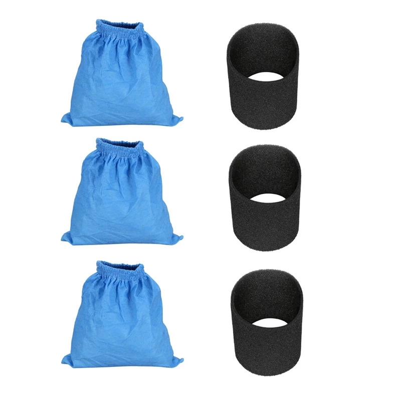 

Текстильные мешки для фильтров, Влажная и сухая пена, фильтр для пылесосов Karcher MV1 WD1 WD2 WD3