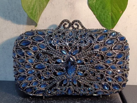

XIYUAN новые золотые синие ажурные винтажные клатчи, женская вечерняя сумка с бриллиантами, женские кошельки, Сумка с кристаллами для свадебной вечеринки