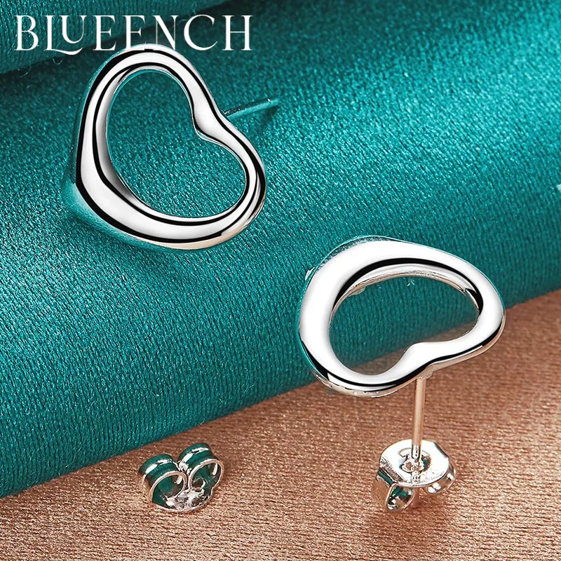 Blueench 925 Sterling Silver Love Stud Earrings Suitable For Ladies Marriage Proposal Wedding Fashion Temperament Jewelry
Blueench 925 Sterling Silver Love Stud Earrings Suitable For Ladies Marriage Proposal Wedding Fashion Temperament Jewelry