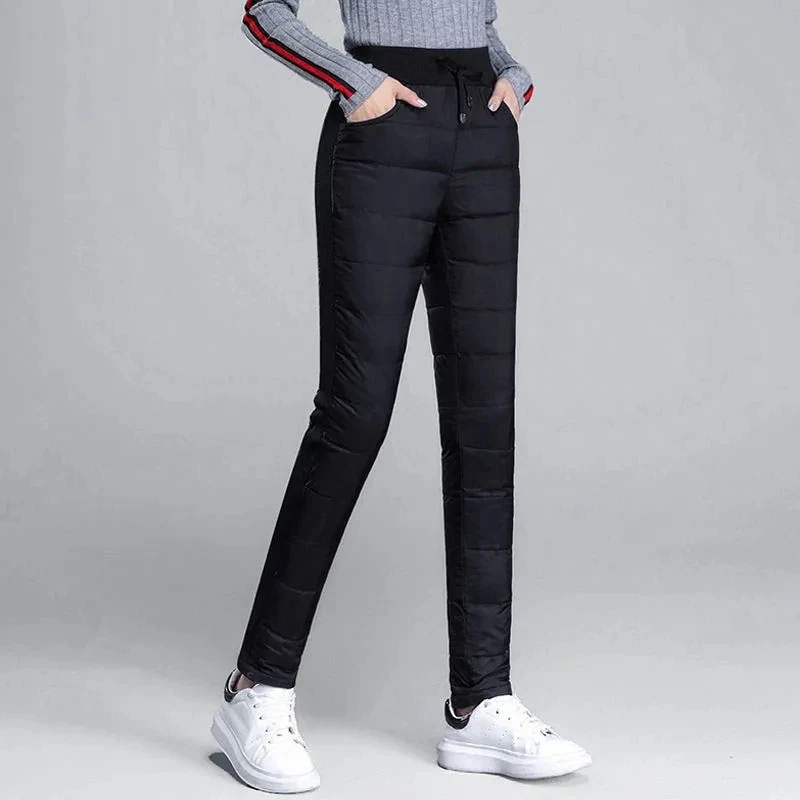 Down Cotton Pants Women 2022 Winter New High Waist Slim Middle-aged Mothers Trousers Female Large Size Thick Warm Casual Pants
Down Cotton Pants Women 2022 Winter New High Waist Slim Middle-aged Mothers Trousers Female Large Size Thick Warm Casual Pants