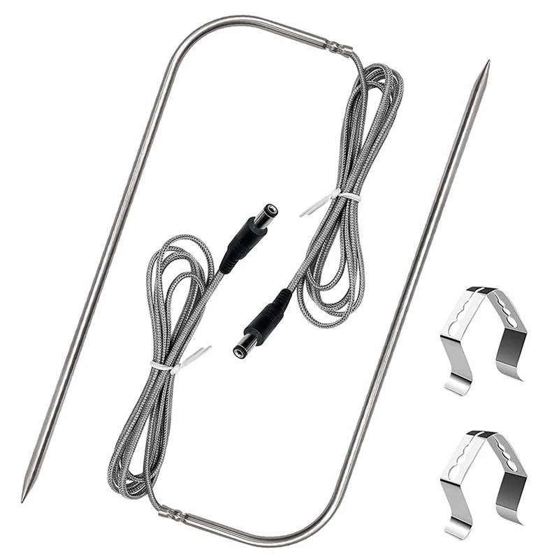 2Pack Temperature Meat Probe Compatible With RT-700, Wood Grill, Grill Accessories, With Thermometer Probe Holder Clip
2Pack Temperature Meat Probe Compatible With RT-700, Wood Grill, Grill Accessories, With Thermometer Probe Holder Clip