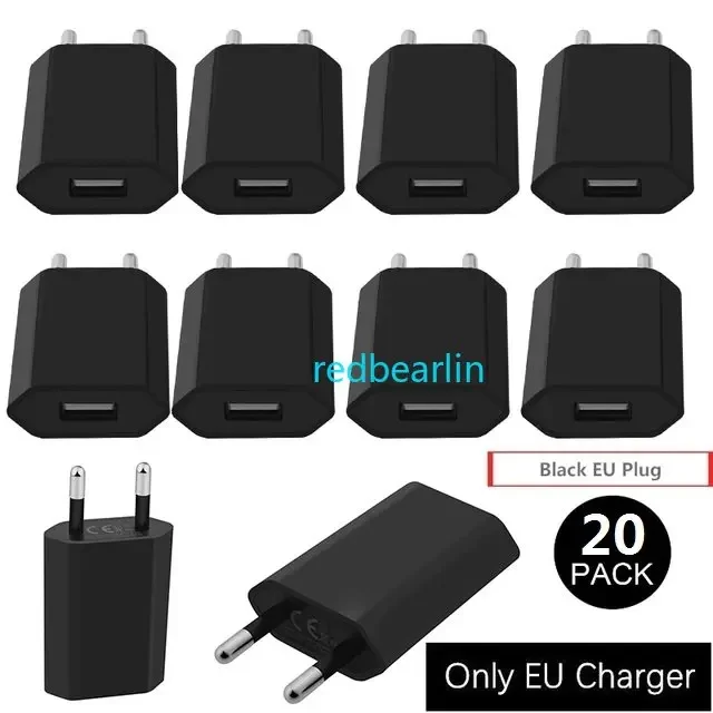 20pcs White 5V 1A 5W Eu Wall Charger Portable Power Adapters AC Home Travel Usb Charger For Iphone Samsung S10 S8 Htc lg Huawei
20pcs White 5V 1A 5W Eu Wall Charger Portable Power Adapters AC Home Travel Usb Charger For Iphone Samsung S10 S8 Htc lg Huawei