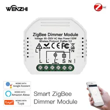 ZigBee Dimmer 1/2 Way DIY LED Light Switch Module Automation Wireless Remote Control Smart Life Tuya Alexa Google Home Assistant
ZigBee Dimmer 1/2 Way DIY LED Light Switch Module Automation Wireless Remote Control Smart Life Tuya Alexa Google Home Assistant