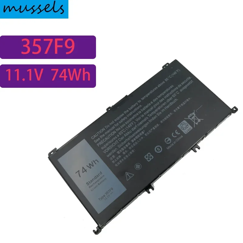 

11.1V 74WH 357F9 Battery For Dell Inspiron 15- 7000 7559 7557 7566 7567 5576 INS15PD-1548B INS15PD-1748B INS15PD-1848B