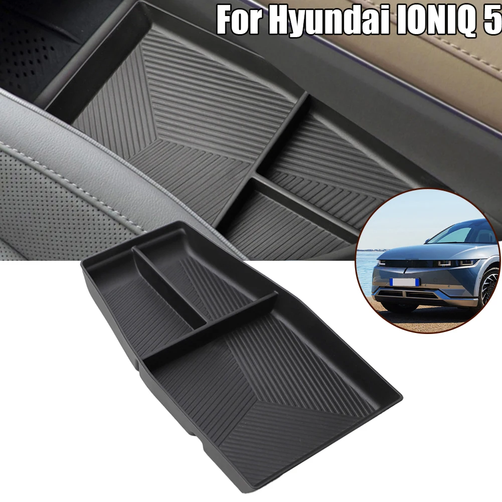 ABS Black Center Console Storage Box Organizer Tray For Hyundai IONIQ 5 2021+ Armrest Compartment Interior Accessories
ABS Black Center Console Storage Box Organizer Tray For Hyundai IONIQ 5 2021+ Armrest Compartment Interior Accessories