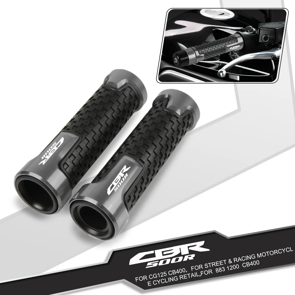 CBR500R Motorcycle 7/8'' 22mm Handle Bar Grips Handlebar Hand Grips For Honda CBR 500 R 2013-2018 CBR500 500R 2014 2015 2016 17
CBR500R Motorcycle 7/8'' 22mm Handle Bar Grips Handlebar Hand Grips For Honda CBR 500 R 2013-2018 CBR500 500R 2014 2015 2016 17