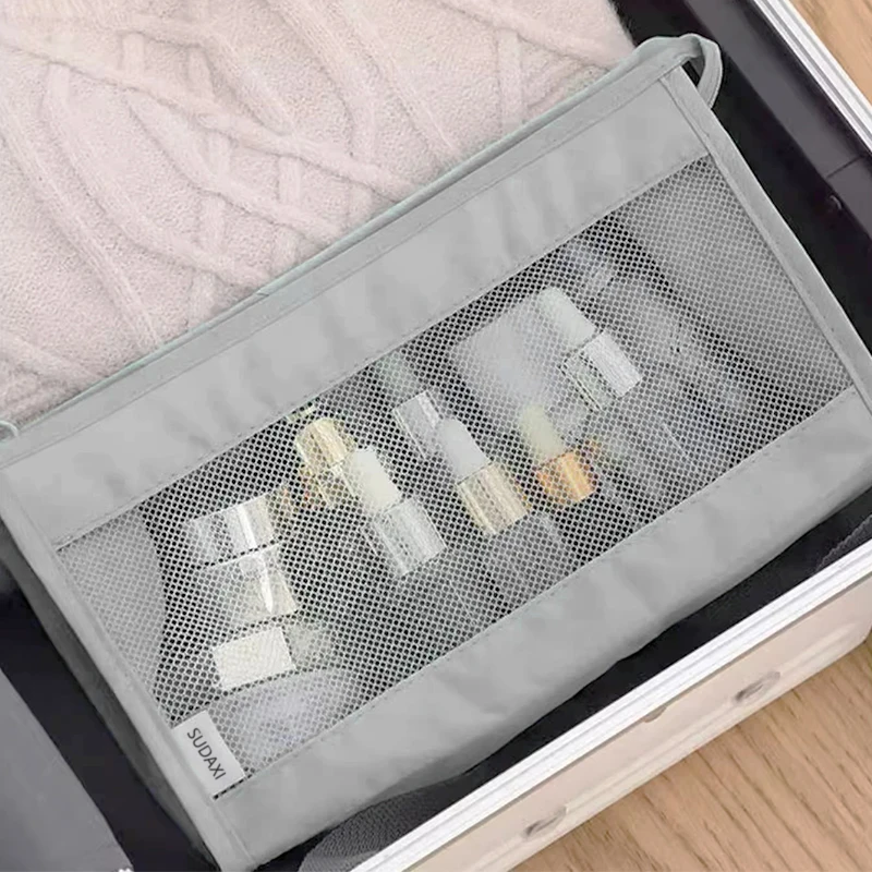 SUDAXI ™ Fitted vanity cases Portable gray wash bag, makeup bag, travel storage bag, minimalist small size
SUDAXI ™ Fitted vanity cases Portable gray wash bag, makeup bag, travel storage bag, minimalist small size