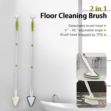 2 In 1 Floor Cleaning Brush Adjustable Long-Handle Scrubber With Stiff Bristles Sponge Brush For Shower Bathtub Tile Accessories
2 In 1 Floor Cleaning Brush Adjustable Long-Handle Scrubber With Stiff Bristles Sponge Brush For Shower Bathtub Tile Accessories