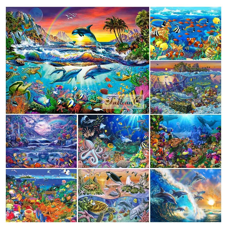 Diamond Painting New Arrival Rainbow Dolphin Mosaic Embroidery Diy Cross Stitch Kit Undersea Treasure Picture Home Decor AA3966
Diamond Painting New Arrival Rainbow Dolphin Mosaic Embroidery Diy Cross Stitch Kit Undersea Treasure Picture Home Decor AA3966