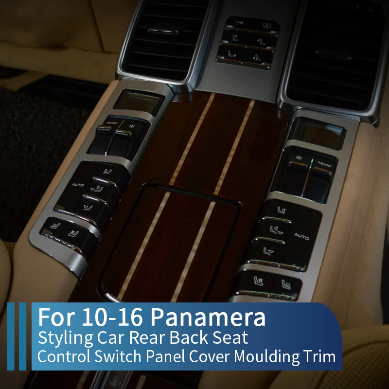 Для Porsche Panamera 2010 2011 2012 2013 2014 2015 2016 Стайлинг панель переключателя управления задним сиденьем автомобиля покрытие Литье отделка
Для Porsche Panamera 2010 2011 2012 2013 2014 2015 2016 Стайлинг панель переключателя управления задним сиденьем автомобиля покрытие Литье отделка