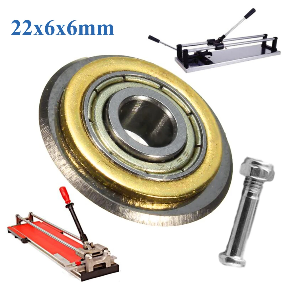 22mm Glass Ceramic Tile Cutting Wheel Blade Rotary Bearing Wheel Replacement For Alloy Tungsten Carbide Ceramic Titanium Coating
22mm Glass Ceramic Tile Cutting Wheel Blade Rotary Bearing Wheel Replacement For Alloy Tungsten Carbide Ceramic Titanium Coating